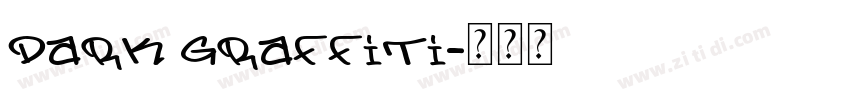 Dark Graffiti字体转换
